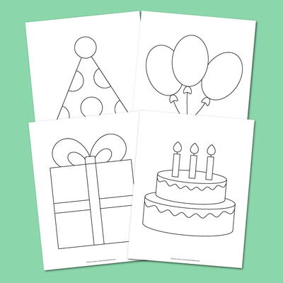 Free Printable Birthday Coloring Pages