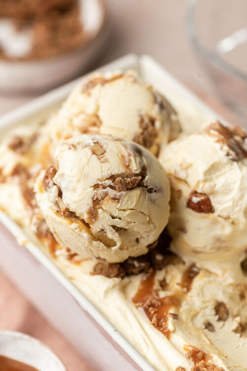 Pecan Praline And Cream Ice Cream | TheBestDessertRecipes.com