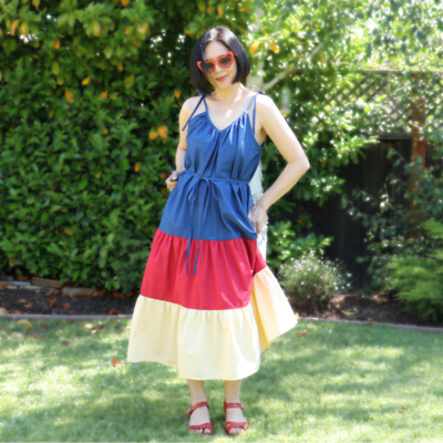Make A Colorful Bedsheet Dress By Cloning Your Clothes