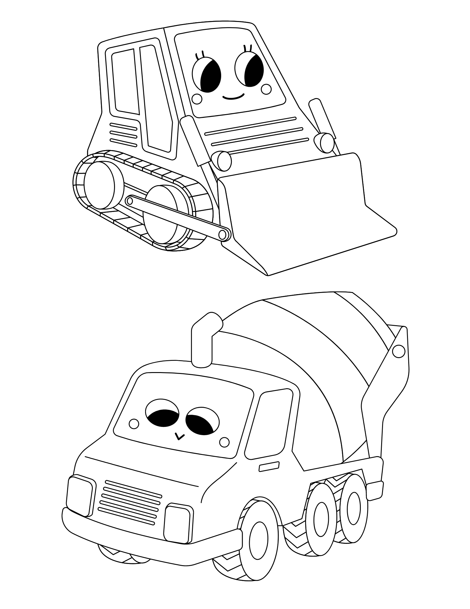 Free Cute Transportation Coloring Pages For Kids | DIYIdeaCenter.com