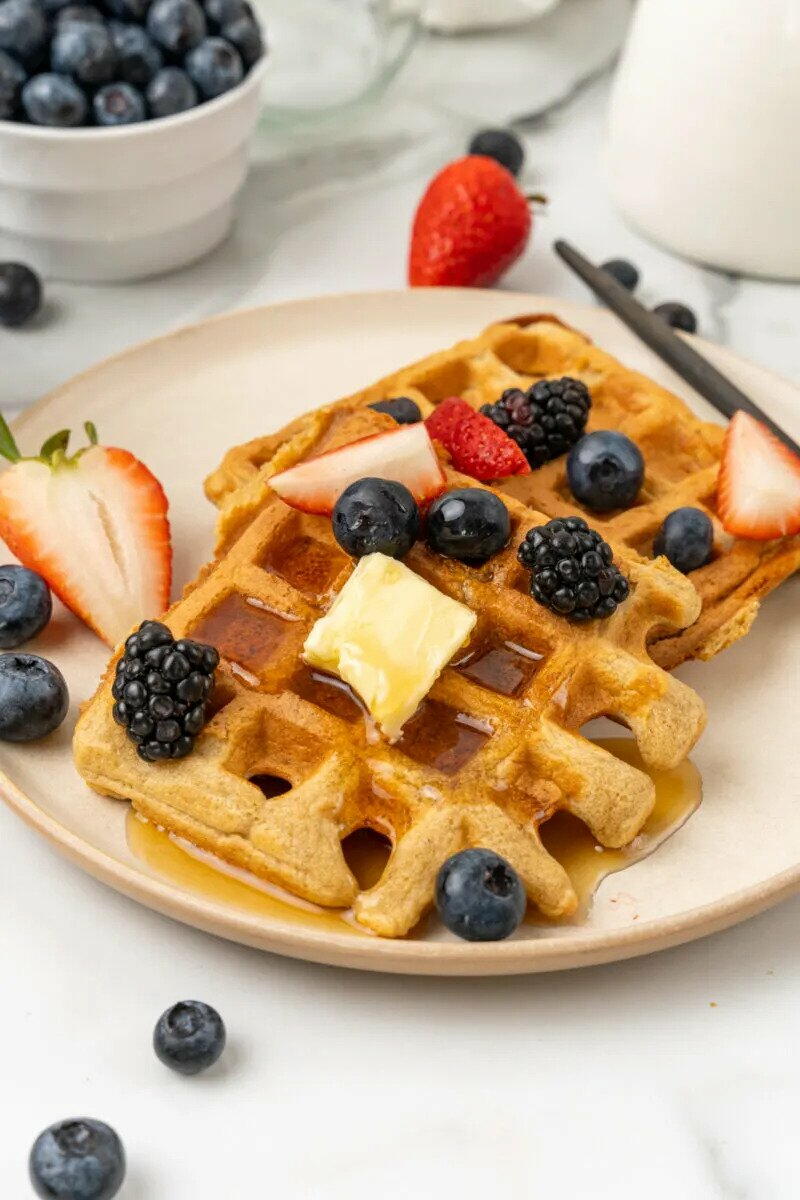 Oat Flour Waffles | FaveGlutenFreeRecipes.com