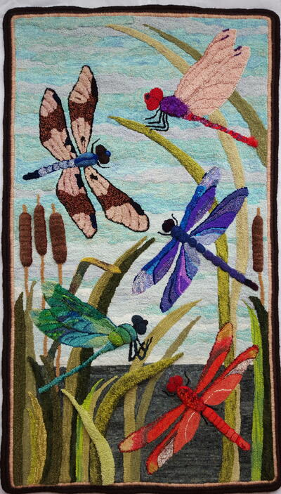 Cattails and Dragonflies