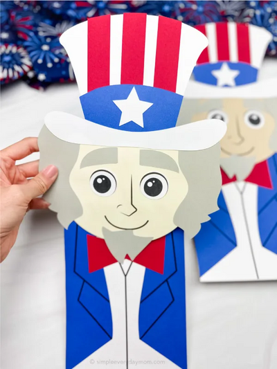 Uncle Sam Puppet Craft