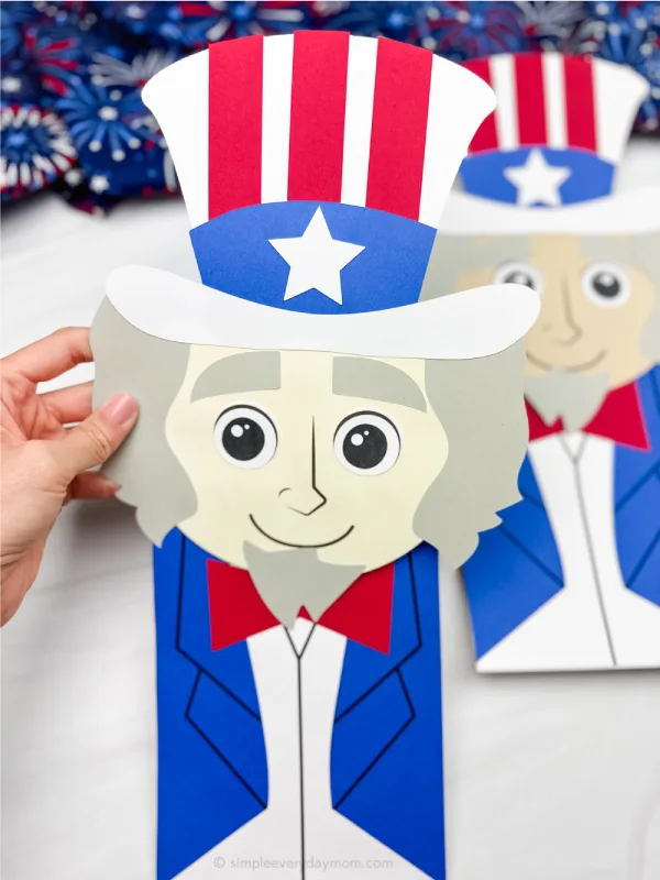 Uncle Sam Puppet Craft | AllFreeKidsCrafts.com