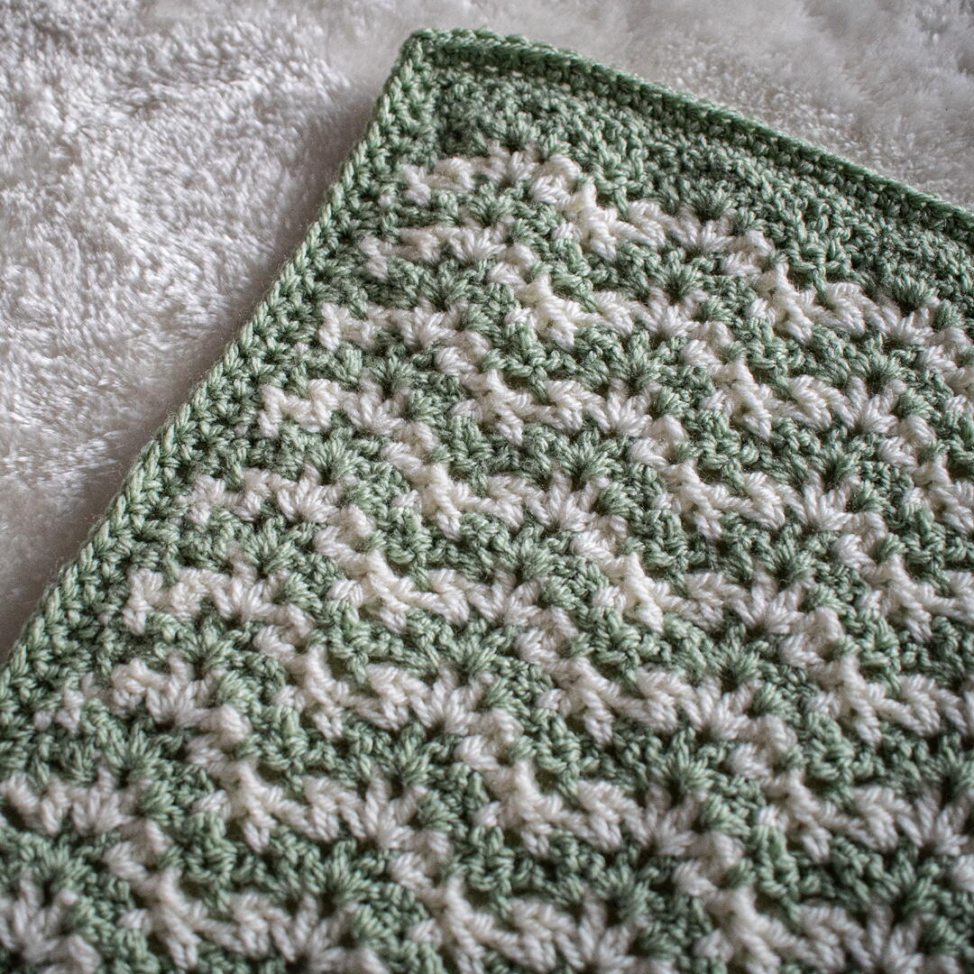 Cozy Ripples Baby Blanket | AllFreeCrochet.com