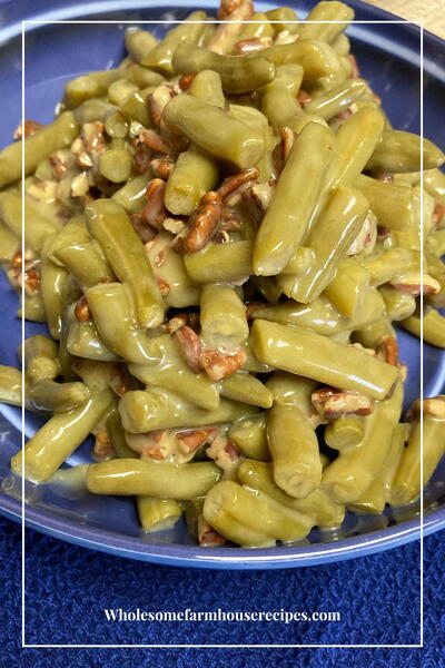 Easy Canned Green Bean Salad Recipe | FaveSouthernRecipes.com