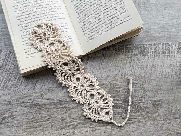 Floral Lace Bookmark
