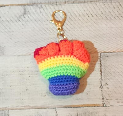 Rainbow Power Ornament/keychain