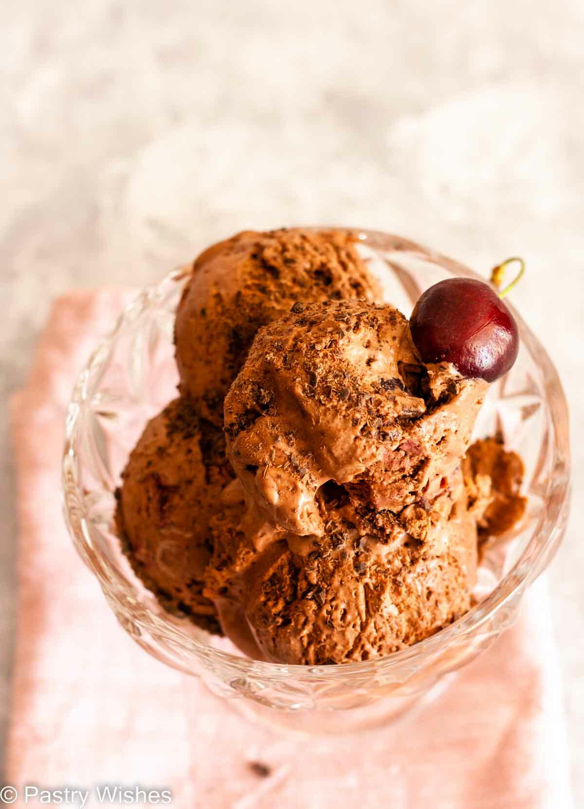 Black Forest Ice Cream | RecipeLion.com