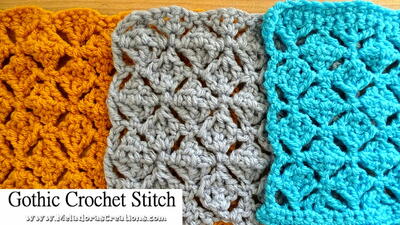 Gothic Crochet Stitch Pattern