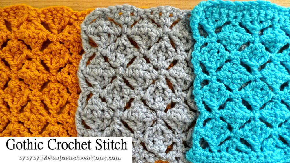 Gothic Crochet Stitch Pattern AllFreeCrochet com Gothic Crochet Stitch Pattern AllFreeCrochet com