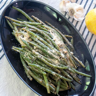 Grilled Green Beans In Foil Packet
