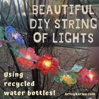 Diy Blossom Lights: Transform Plastic Bottles Into Floral Fairy Lights