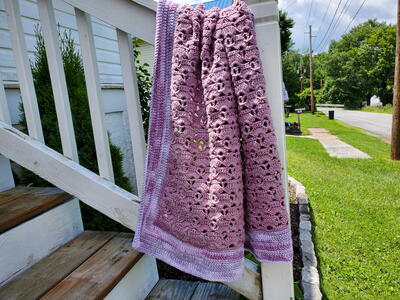 French Lilacs Baby Blanket