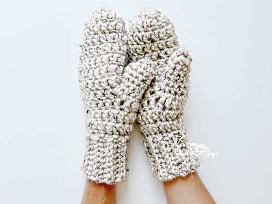 90 Minute Crochet Mittens