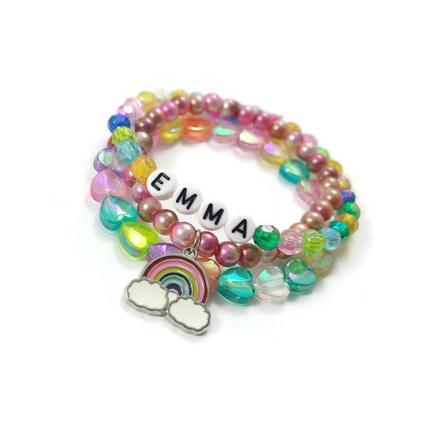 Personalized Rainbow Bracelets - How To Make