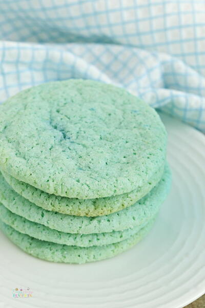 Blue Sugar Cookies