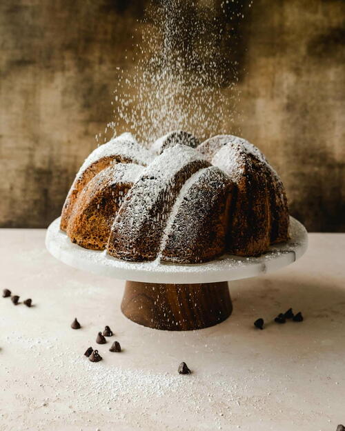 Moist Chocolate Chip Pound Cake