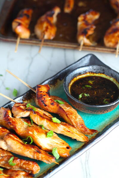 Chinese-inspired Chicken On A Stick