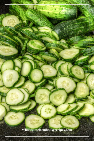 Easy Recipe For Pickled Cucumber Slices