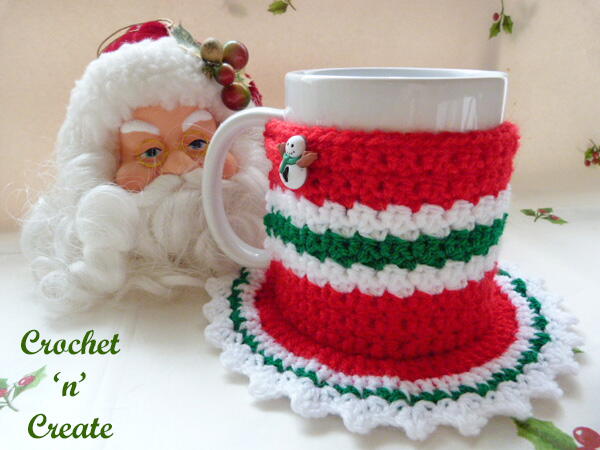 Christmas Coaster-mug Cozy