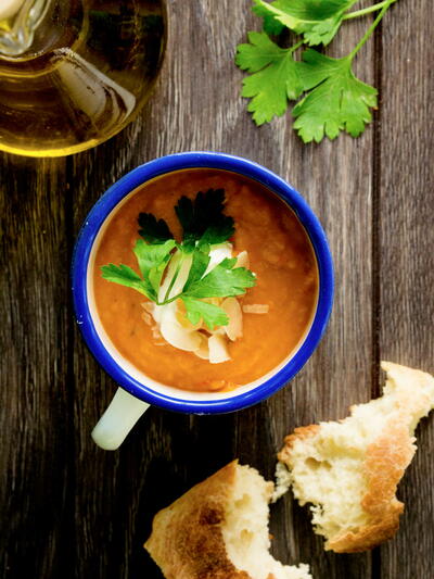 Slow Cooker Curried Carrot Soup