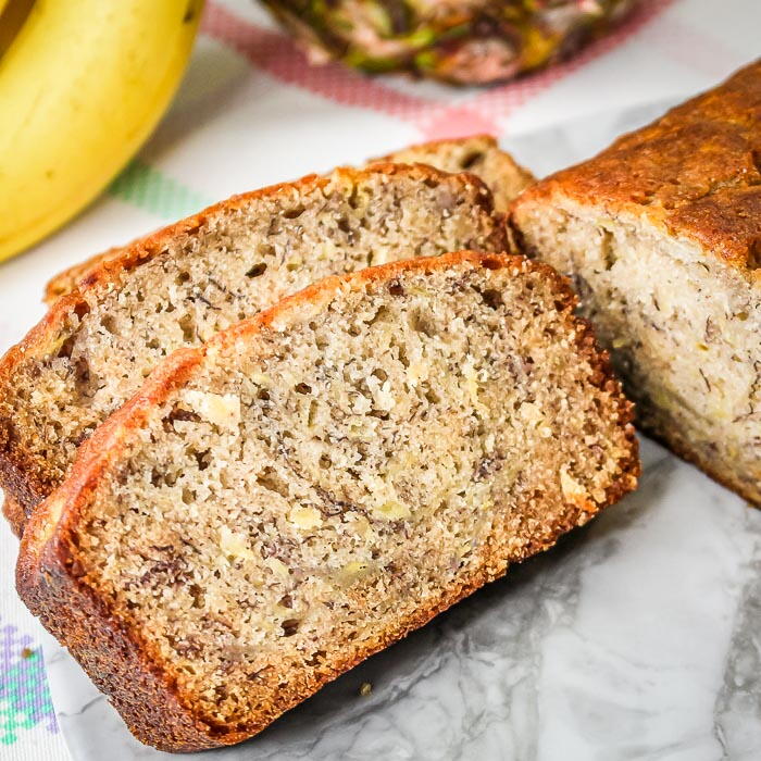 Easy Hawaiian Pineapple Banana Bread