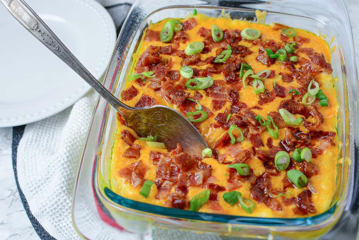 Loaded Baked Potato Casserole Recipe | AllFreeCasseroleRecipes.com