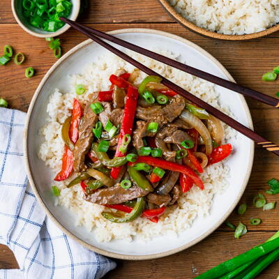 Pepper Steak With Onion