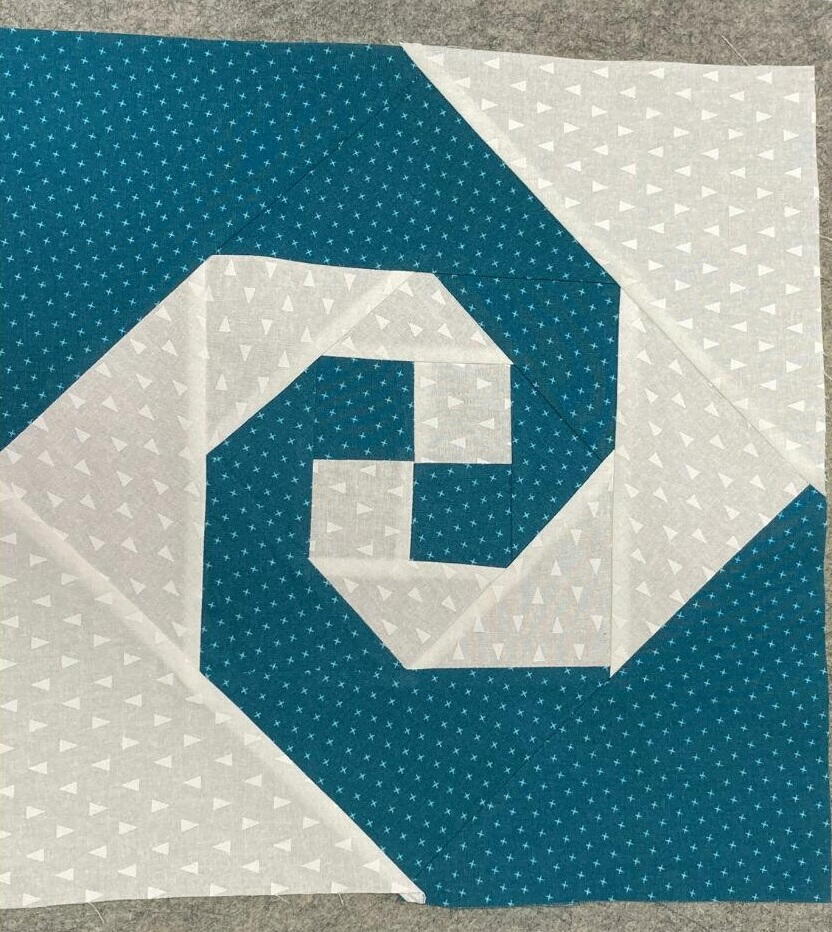 Snails Trail Pattern Snail Trail Quilt Block Pattern Tutorial | AllFreeSewing.com