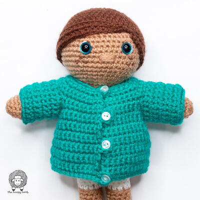 Crochet Doll Jacket