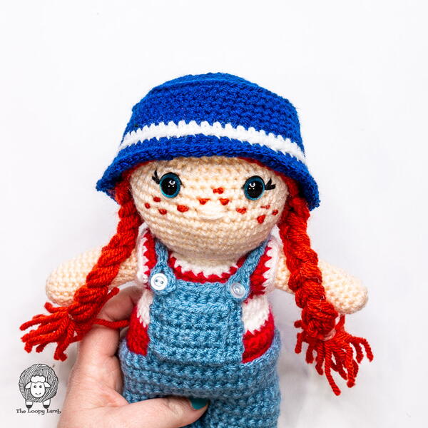 Crochet Bucket Hat For Dolls