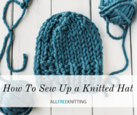How to Sew Up a Knitted Hat