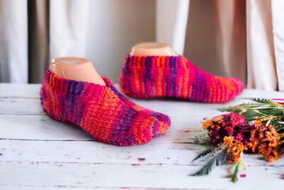 Snug Slip-on Slippers – Easy Slippers To Knit On Straight Needles – Free Knitting Pattern