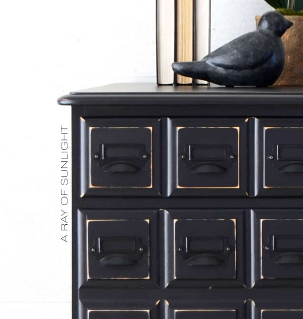 Black Vintage Nightstands