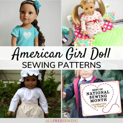 How to sew doll underwear/American Girl Doll/18 inch doll/free