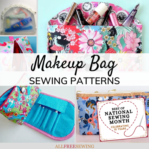 13 Free Makeup Bag Patterns To Sew