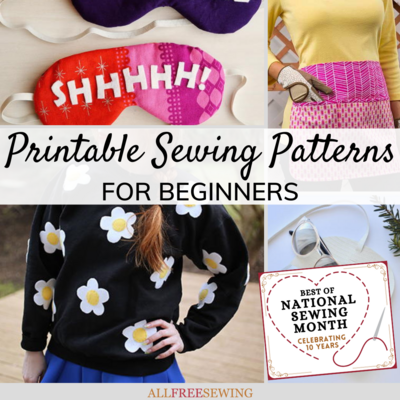 40+ Printable Sewing Patterns for Beginners | AllFreeSewing.com