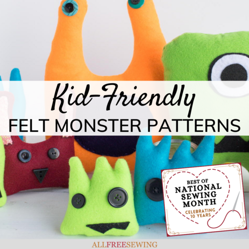 Kid-Friendly Felt Monster Patterns