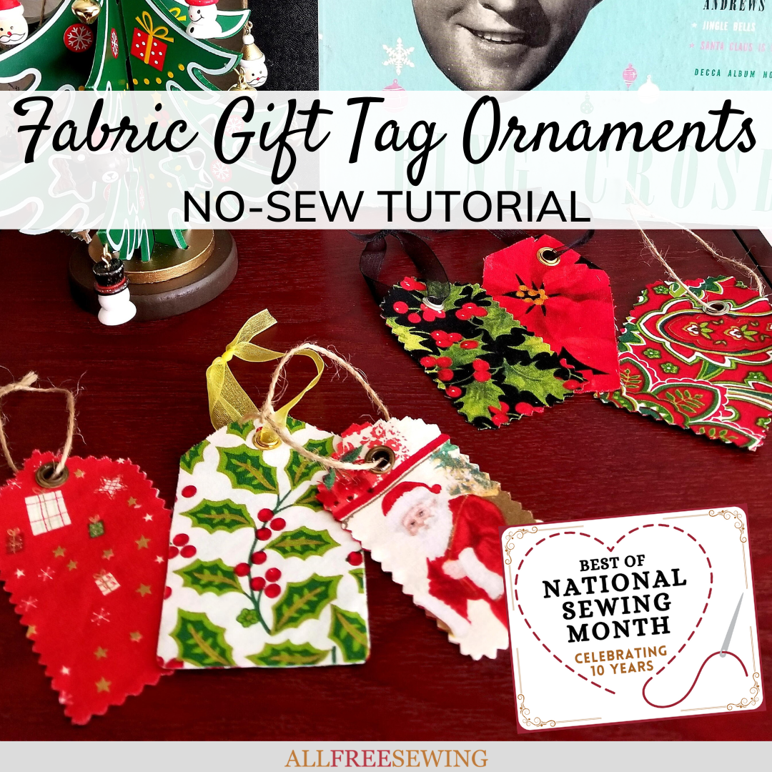 5-Minute Handmade Gift Tags with Stitched Edges