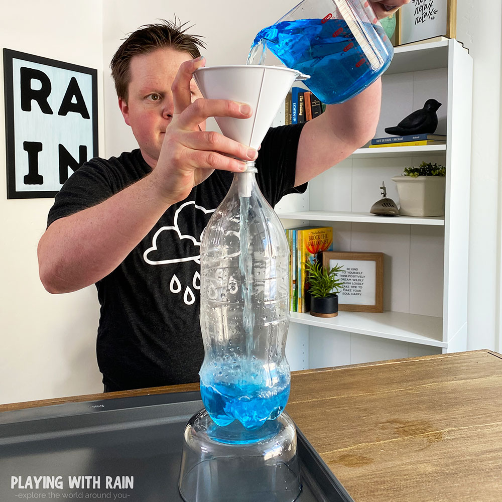 pressure water bottle experiment