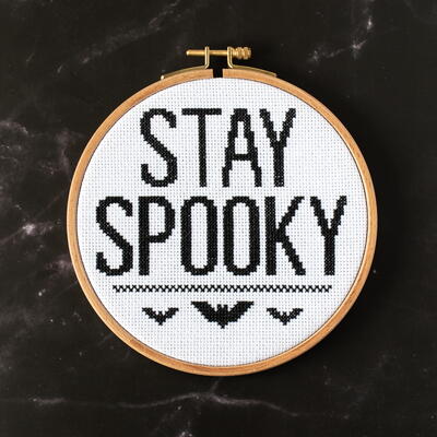 Stay Spooky Cross Stitch Pattern