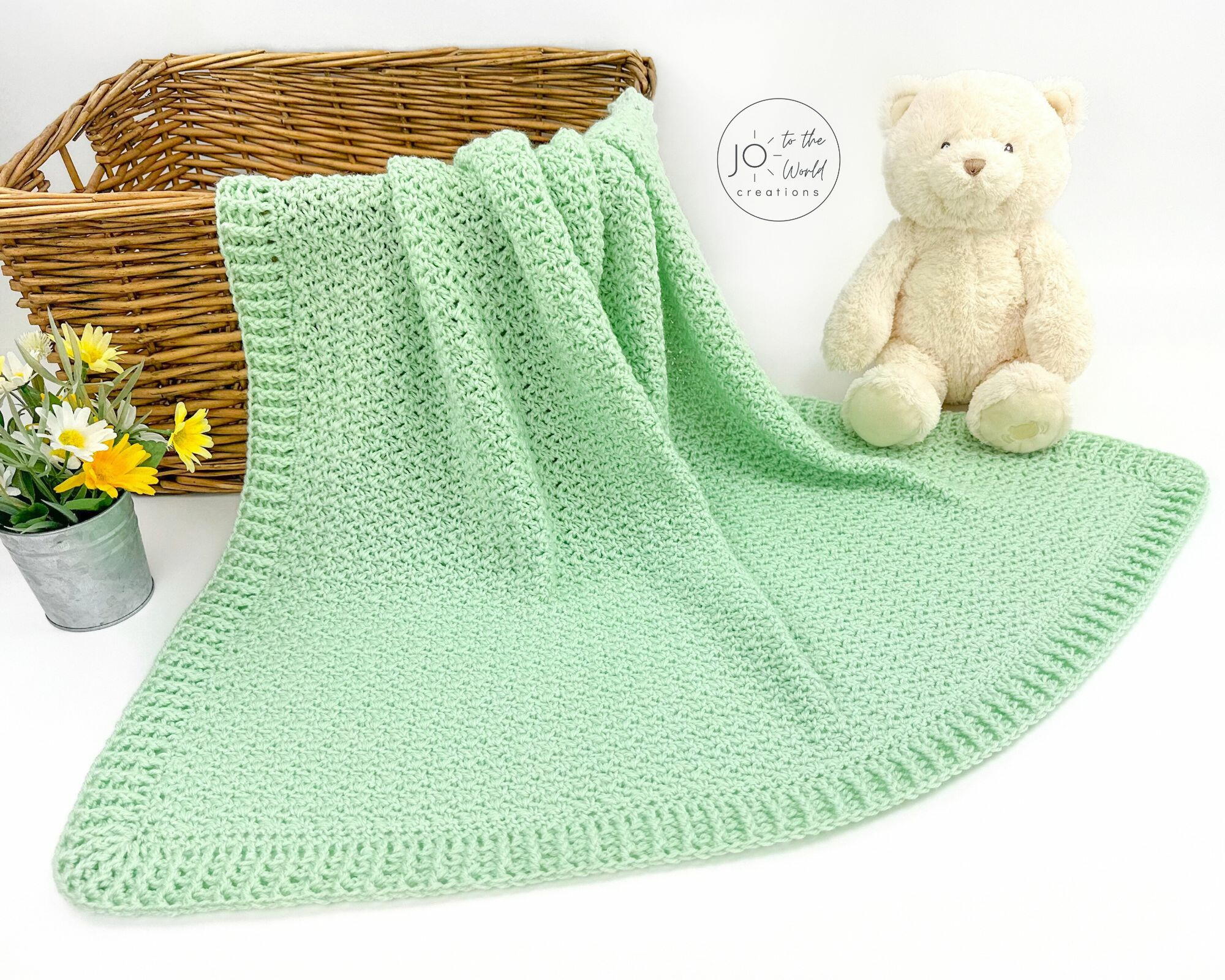 Charming (no Holes) Baby Blanket Crochet Pattern Free