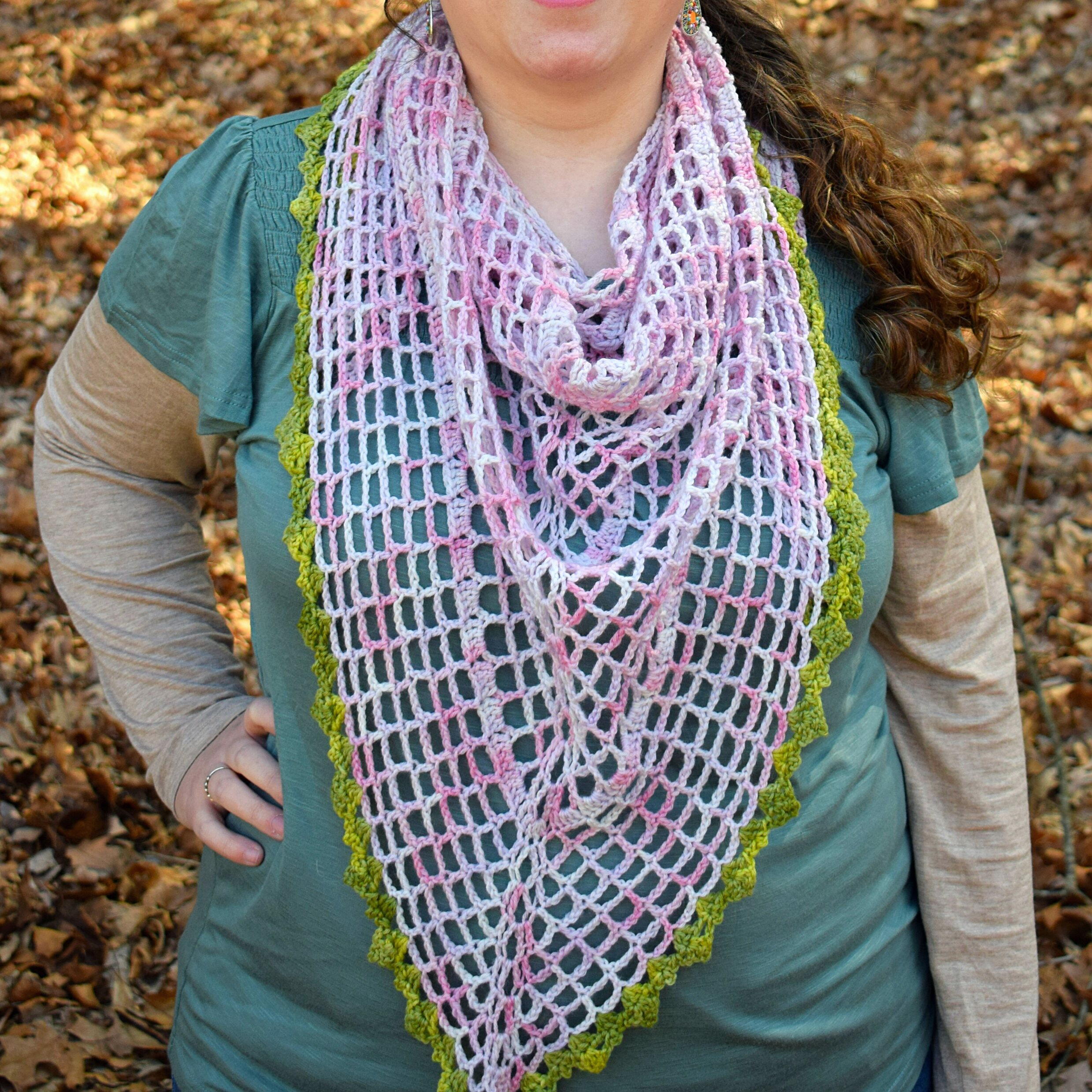 cotton candy shawl