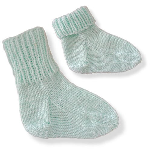 Super Simple Toddler Socks Knitting Pattern