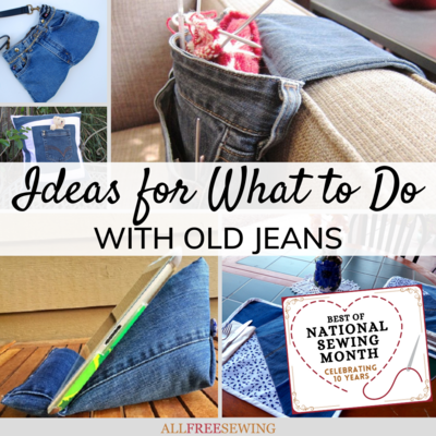 40+ Ideas for What to Make with Old Jeans