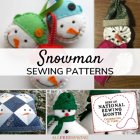 15+ Free Snowman Patterns to Sew 