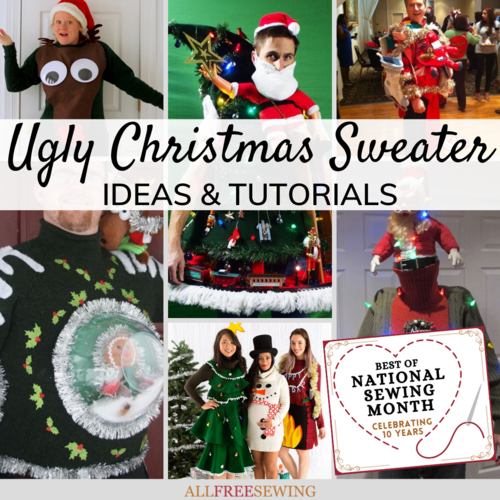 12 Ugly Christmas Sweater Ideas and Tutorials