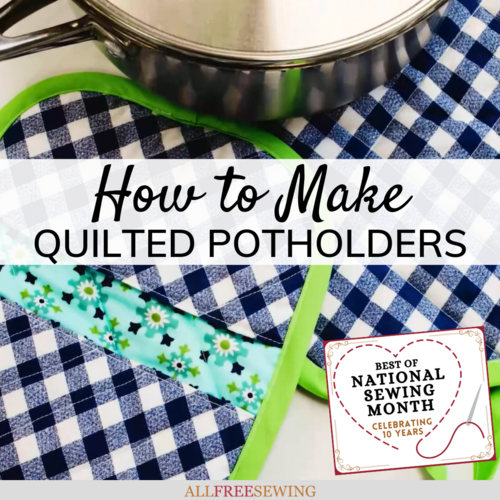 How to Make a Quilted Potholder