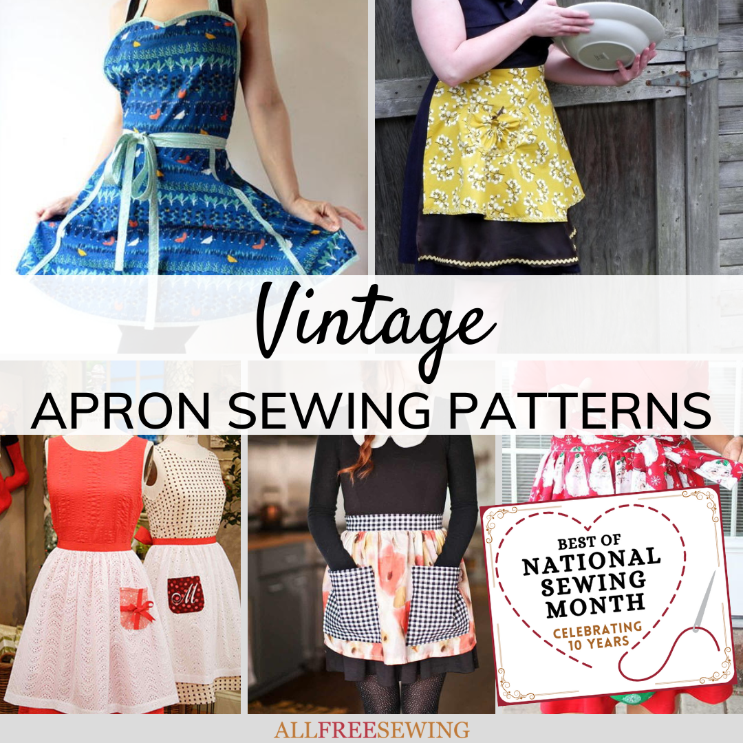 28 Free Vintage Apron Patterns | AllFreeSewing.com 28-free-vintage-apron-patterns-allfreesewing-com